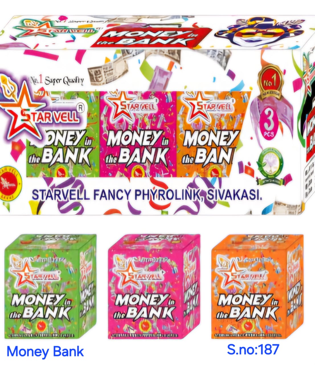 MONEY IN THE BANK(3PCS)